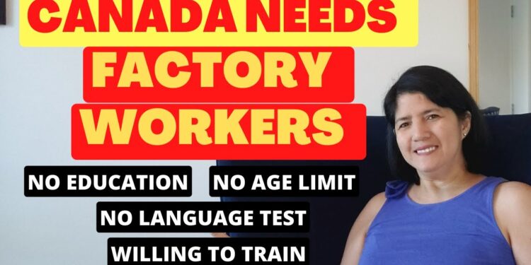 Factory Worker Jobs In Canada with Free Visa Sponsorship