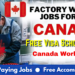 Visa Sponsorship Jobs In Canada for 2025